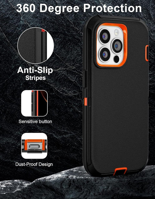 Load image into Gallery viewer, For Iphone 16 15 14 plus 13 12 Pro Max Shockproof Heavy Duty Case + Belt Clip
