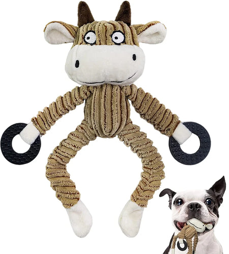 Squeaky Puppy Toys Plush Puppy Chew Toys for Teething Training Dog Toys for Small Dogs Toys for Cute Monkey Interactive Dog Toys