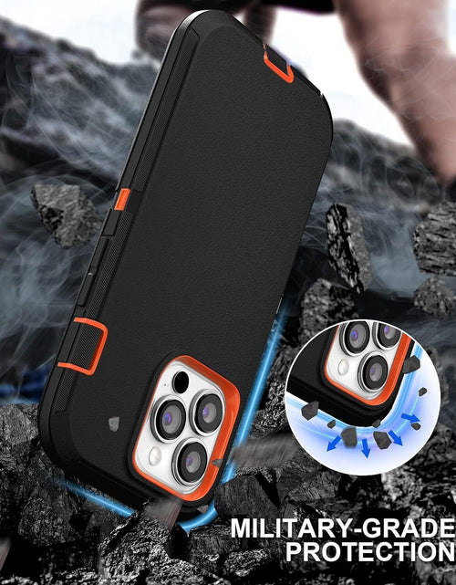Load image into Gallery viewer, For Iphone 16 15 14 plus 13 12 Pro Max Shockproof Heavy Duty Case + Belt Clip
